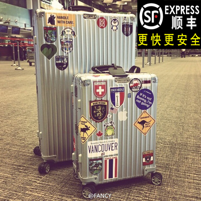 铝框拉杆箱万向轮日默瓦行李箱新秀丽旅行箱外交官皮箱子拖箱男女