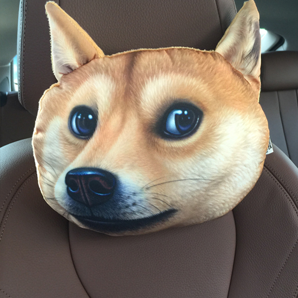 车头枕 可爱3D汽车靠枕 卡通车用护颈枕车枕车饰哈士奇dogejrs视频直播_JRS体育直播_jrs直播是什么意思汽