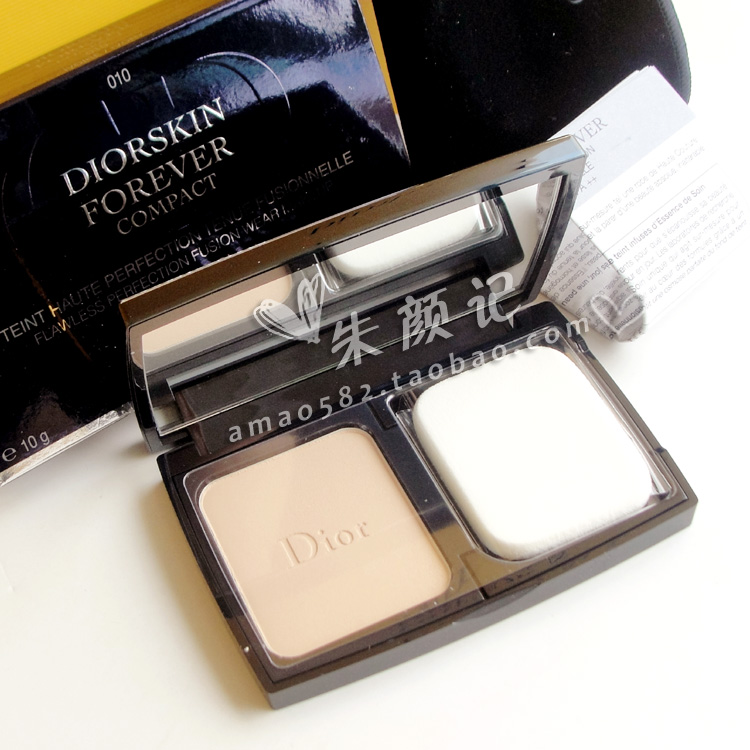 Dior/迪奥Forever凝脂恒久钻肌粉饼SPF25/10g 新版高效保湿持久