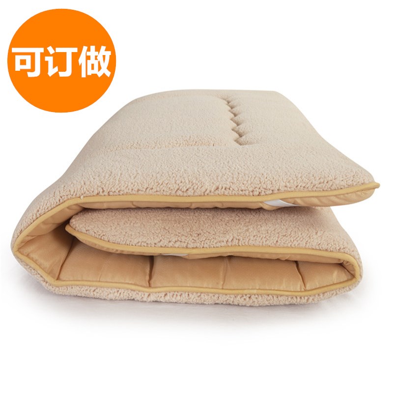 冬季加厚保暖羊羔绒床垫学生1.0m/0.9米1.5婴儿床1.2床褥定制定做