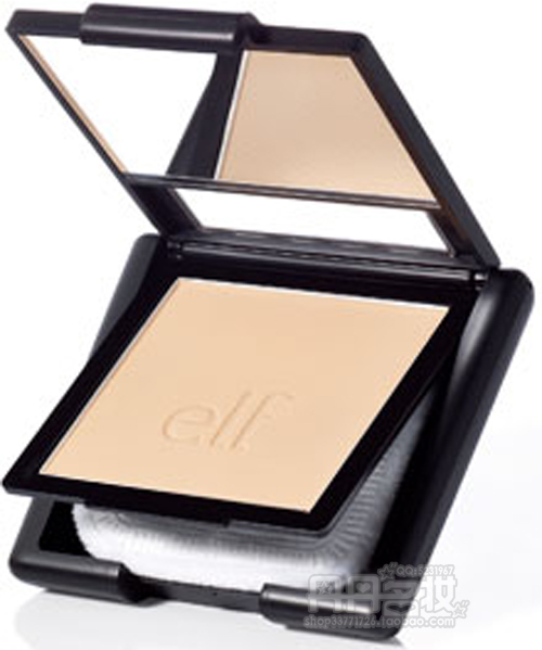 美国 ELF E.L.F. studio干湿两用粉饼9g 带镜子粉扑 象牙白自然色