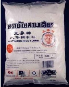 ~Ido五皇冠实体店 三象牌水磨糯米粉 可制作糯米糍冰皮月饼汤圆等