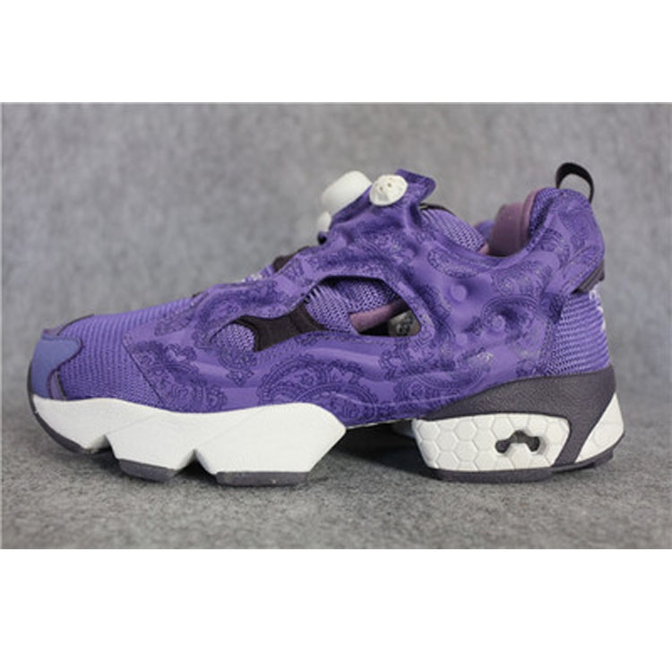 Reebok INSTA PUMP FURY 锐步充气鞋男鞋全紫女鞋跑步鞋 V62248