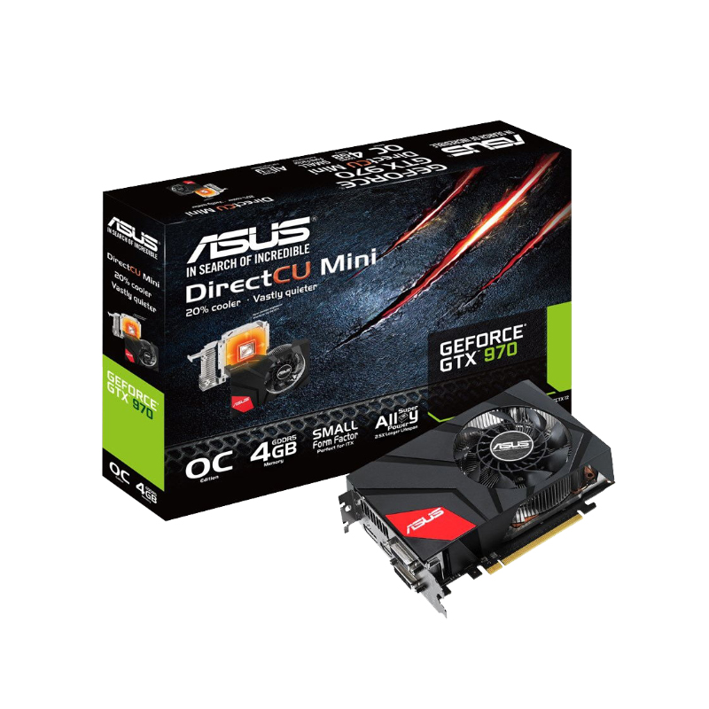 Asus/华硕 GTX970-DCMOC-4GD5 迷你GTX970 4G显卡台式机游戏显卡