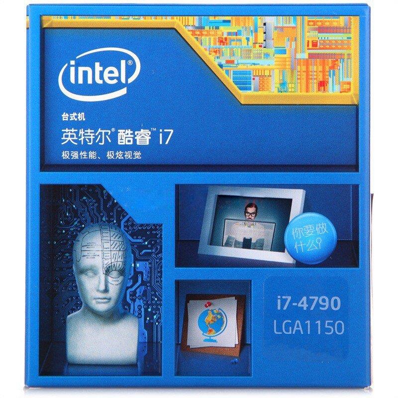 Intel/英特尔 I7-4790 酷睿i7 主频3.6G 中文原盒台式机电脑CPU