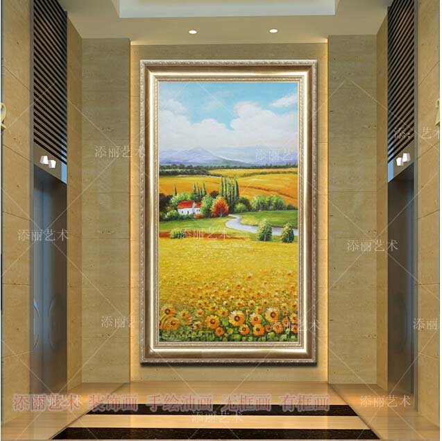 包邮费高档有框画过道玄关壁画挂画装饰画