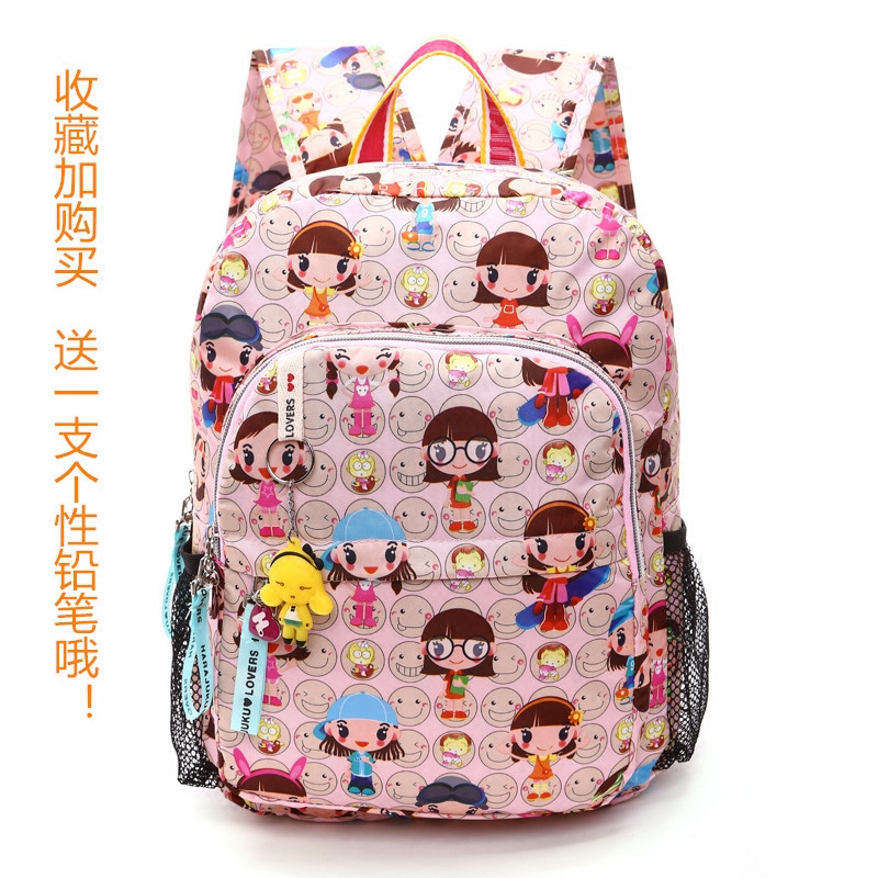 书包韩版潮男中小学生迷彩原宿风儿童双肩女卡通个性迷你轻便尼龙